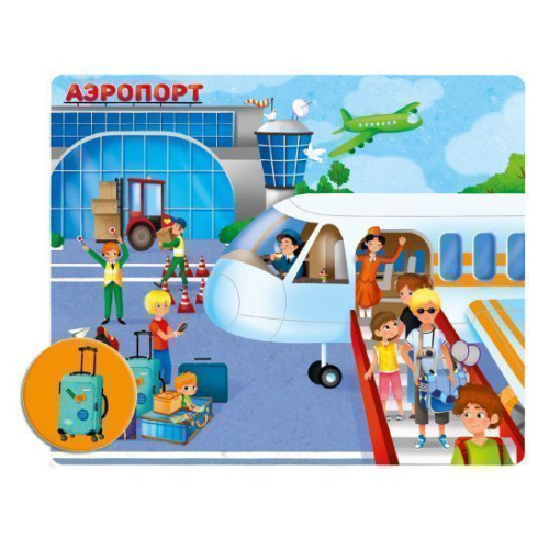 Лото. Прятки. 6 карточек 36 фишек