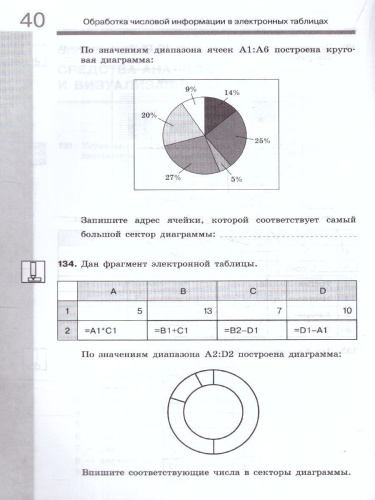 Информатика 9 класс.Рабочая тетрадь в 2 частях. Часть 2. ФГОС