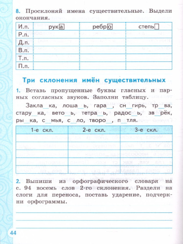 Тренажер по Русскому языку 4 класс. ФГОС