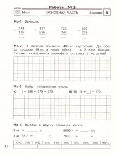 Математика 3 класс. Контрольные и диагностические работы к учебнику М.И. Башмакова, М.Г. Нефедовой. ФГОС