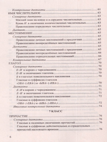 Русский язык 5, 6, 7, 8, 9 класс. Диктанты. ФГОС