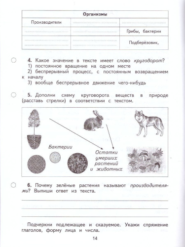 Обучающие комплексные работы 4 класс. ФГОС