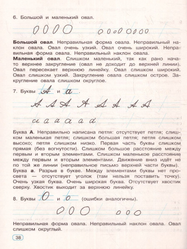 Тренажер по чистописанию 1 класс. Букварный период