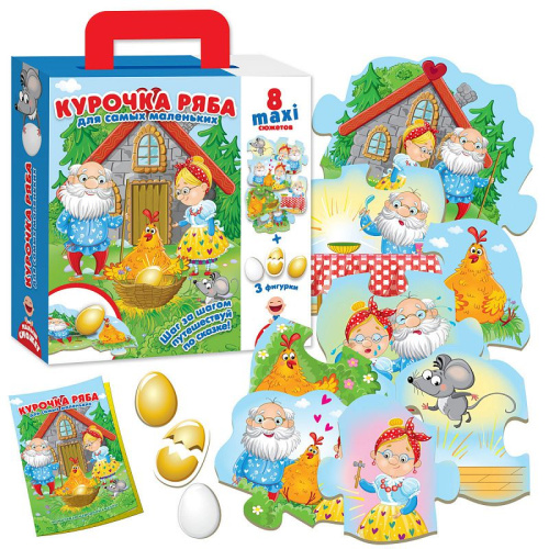 Игра настольная путешествие по сказке "Курочка Ряба" (Я РАСТУ ТОЙЗ)