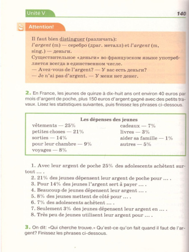 Французский язык как второй иностранный 7 класс. 3-й год обучения. Учебник. Вертикаль. ФГОС