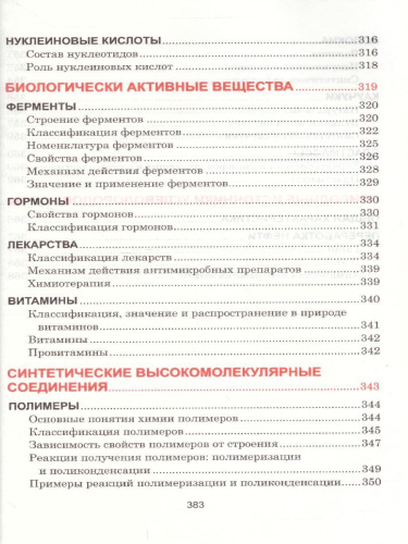 Органическая химия. Весь школьный курс в таблицах
