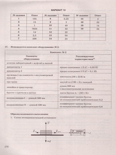 ОГЭ 2023 Физика 14 вариантов. ТВЭЗ