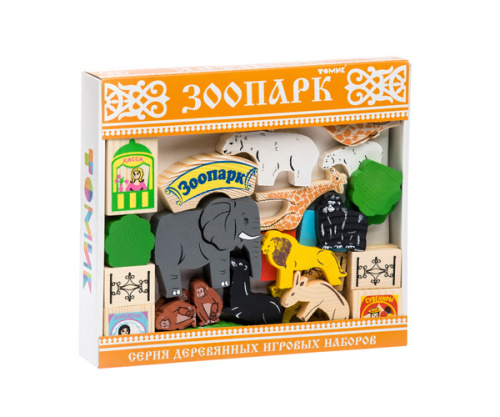 Конструктор "Зоопарк" 44 детали
