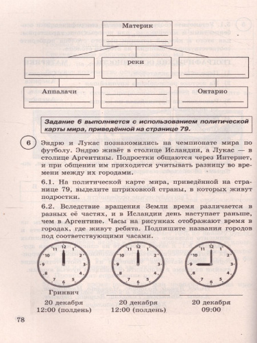 ВПР География 7 класс. 15 вариантов. ФИОКО СТАТГРАД ТЗ ФГОС