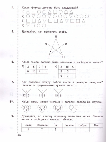 Математика 1 класс. Дидактические материалы. Рабочая тетрадь №2. ФГОС