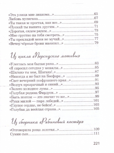 Не жалею, не зову, не плачу. Великая поэзия