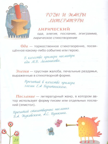 Читательский дневник с подсказками. Школьный помощник
