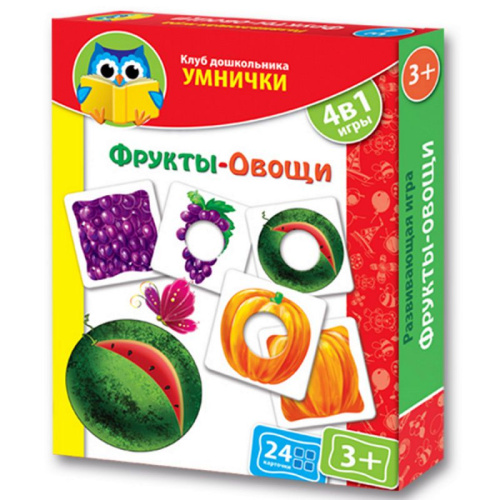 КД УМНИЧКИ "Фрукты-Овощи"/Дидактическая игра