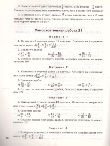 Математика 5 класс. Самостоятельные и контрольные работы
