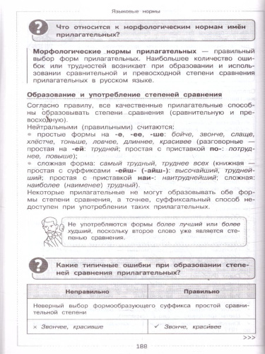 Русский язык. Школьный курс в вопросах и ответах