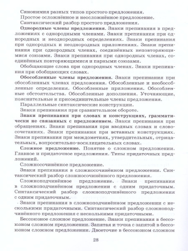 Русский язык 10-11 класс. Базовый уровень. Программа курса