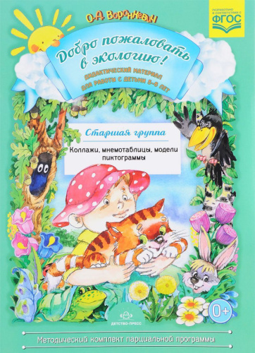 Добро пожаловать в экологию! Дидактический материал для работы с детьми 5-6 лет. Старшая группа. Коллажи, мнемотаблицы, модели, пиктограммы. ФГОС