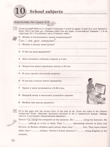 Английский язык 6 класс. Лексика и грамматика. Сборник упражнений