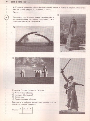 ВПР История 11 класс. Рабочая тетрадь. ФГОС