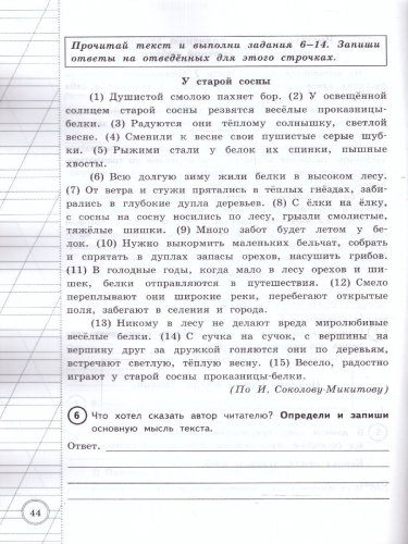 ВПР Русский язык за курс начальной школы. 10 вариантов. ФГОС
