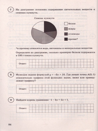 ВПР Русский язык, Математика 7 класс 15 вариантов. Типовые задания. ФГОС