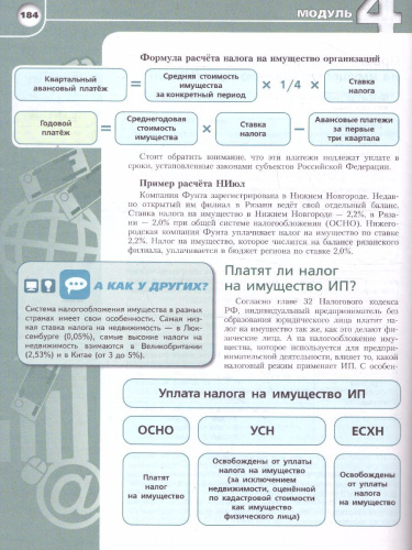 Основы налоговой грамотности 10-11 класс. Учебное пособие. Базовый уровень