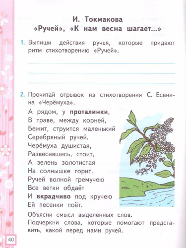 Литературное чтение 1 класс. Рабочая тетрадь (к новому ФПУ). Часть 1. ФГОС