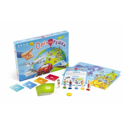 Игра настольная. Орёл или решка. Мир. Серия Чудеса планеты
