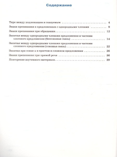 Тренажёр по Русскому языку 6 класс. Пунктуация