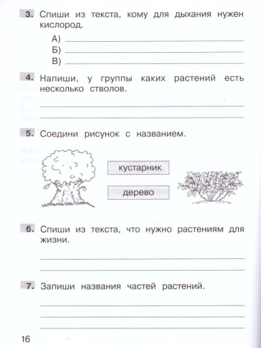 Окружающий мир 1 класс. Самостоятельные работы на основе работы с текстами