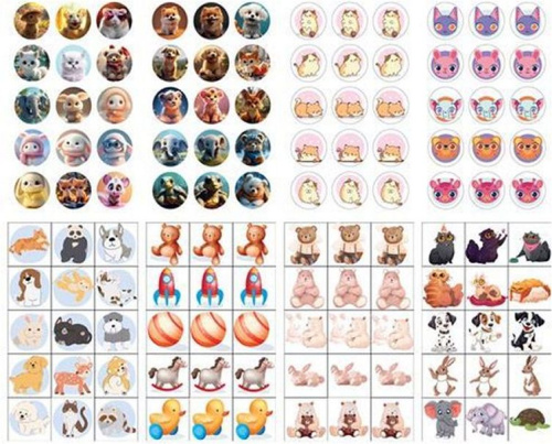 Комплект наклеек для поощрения