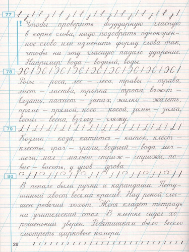 Тренажер по чистописанию 2 класс. Учимся писать грамотно