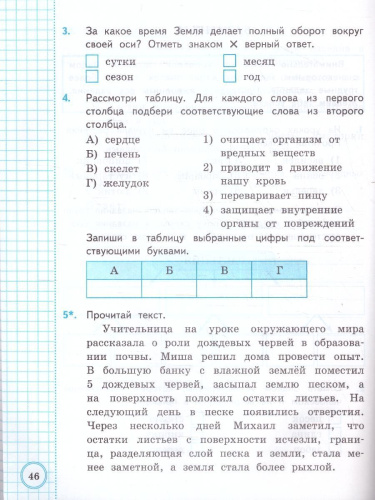 ВСОКО Окружающий мир 3 класс. 10 вариантов. ФГОС