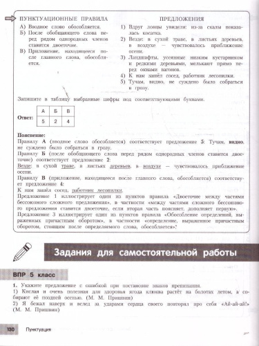 Русский язык. Подготовка к ОГЭ и ВПР. Справочник с теорией, заданиями и ответами