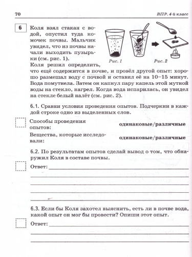 ВПР Русский язык, математика, литературное чтение, окружающий мир 4 класс. 20 тренировочных вариантов