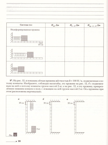 Физика 9 класс. Рабочая тетрадь №2