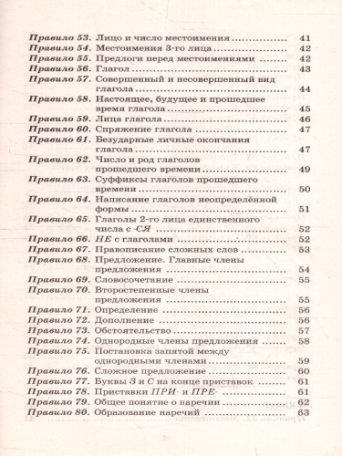 Русский язык 1-4 классы. 80 основных правил орфографии и пунктуации