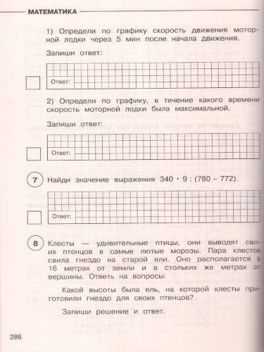 ВПР Русский язык, Математика, Окружающий мир 4 класс