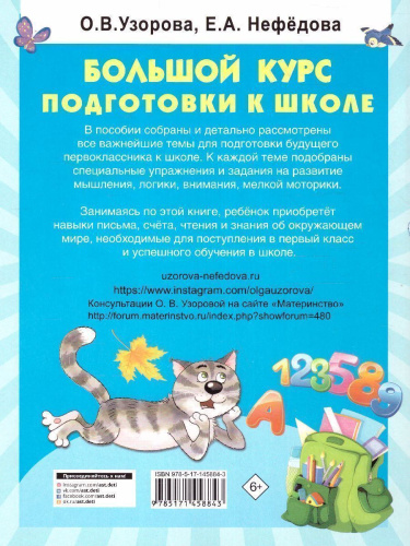 Большой курс подготовки к школе