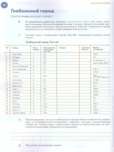 География 7 класс. Атлас для проектных работ