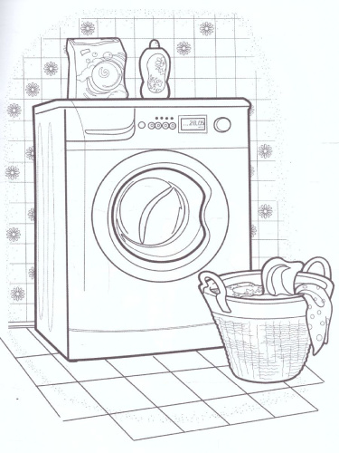 Раскраска "Бытовая техника"