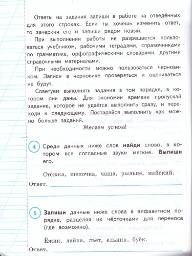 ВПР за курс начальной школы. Русский язык 2 класс. Практикум по выполнению заданий. ФГОС