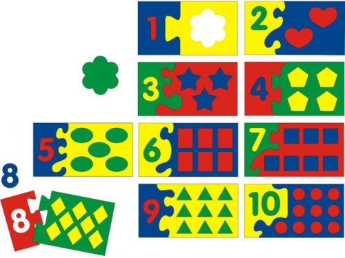 Мозаика мягкая "Математический набор"