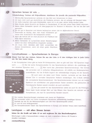 Немецкий язык 10 класс. Рабочая тетрадь. ФГОС