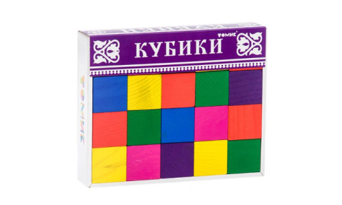 Кубики Цветные 20 шт.