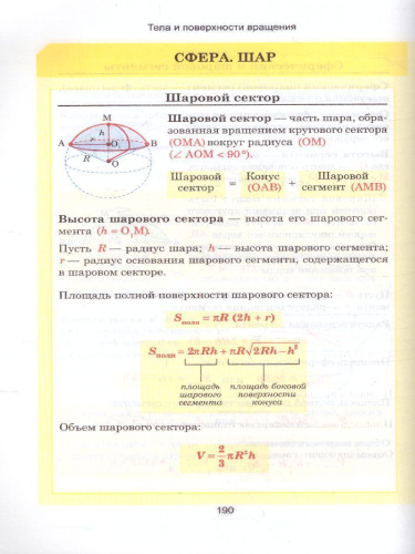 Геометрия. Весь школьный курс в таблицах