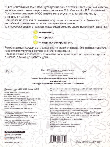 Английский язык. Весь курс грамматики в схемах и таблицах