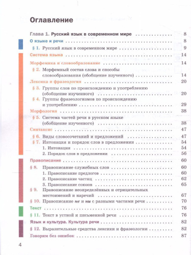 Русский язык 8 класс. Учебник с приложением