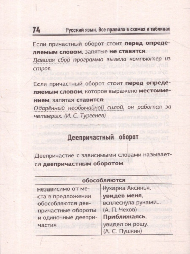 Русский язык. Все правила в схемах и таблицах. Справочник