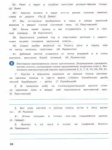 Тренажёр по русскому языку 5 класс. Пунктуация